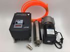 1.2KW Water-Cooled ER11 Spindle Motor 60000rpm D62mm&VFD Driver&Bracket&Pump Kit